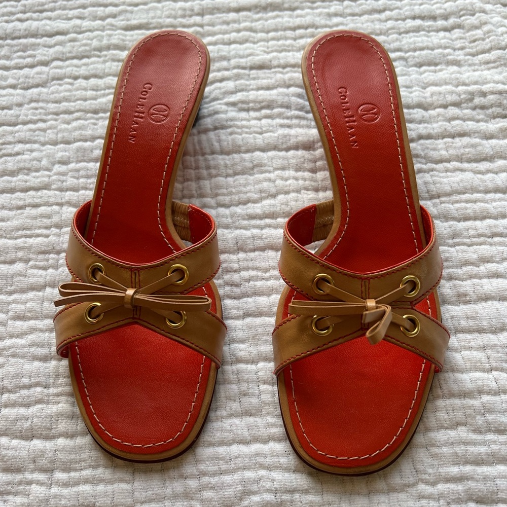 Cole Haan Sandals size 8 AA Natural Calf